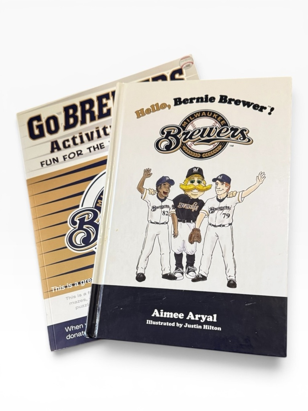 Children’s Milwaukee Brewers Hardcover Book & A Brewers Activity Book